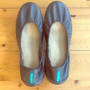 Tieks Brown leather ballet flats